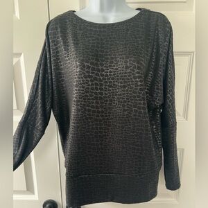 White House Black Market Black Dolman Sleeve Sweater
